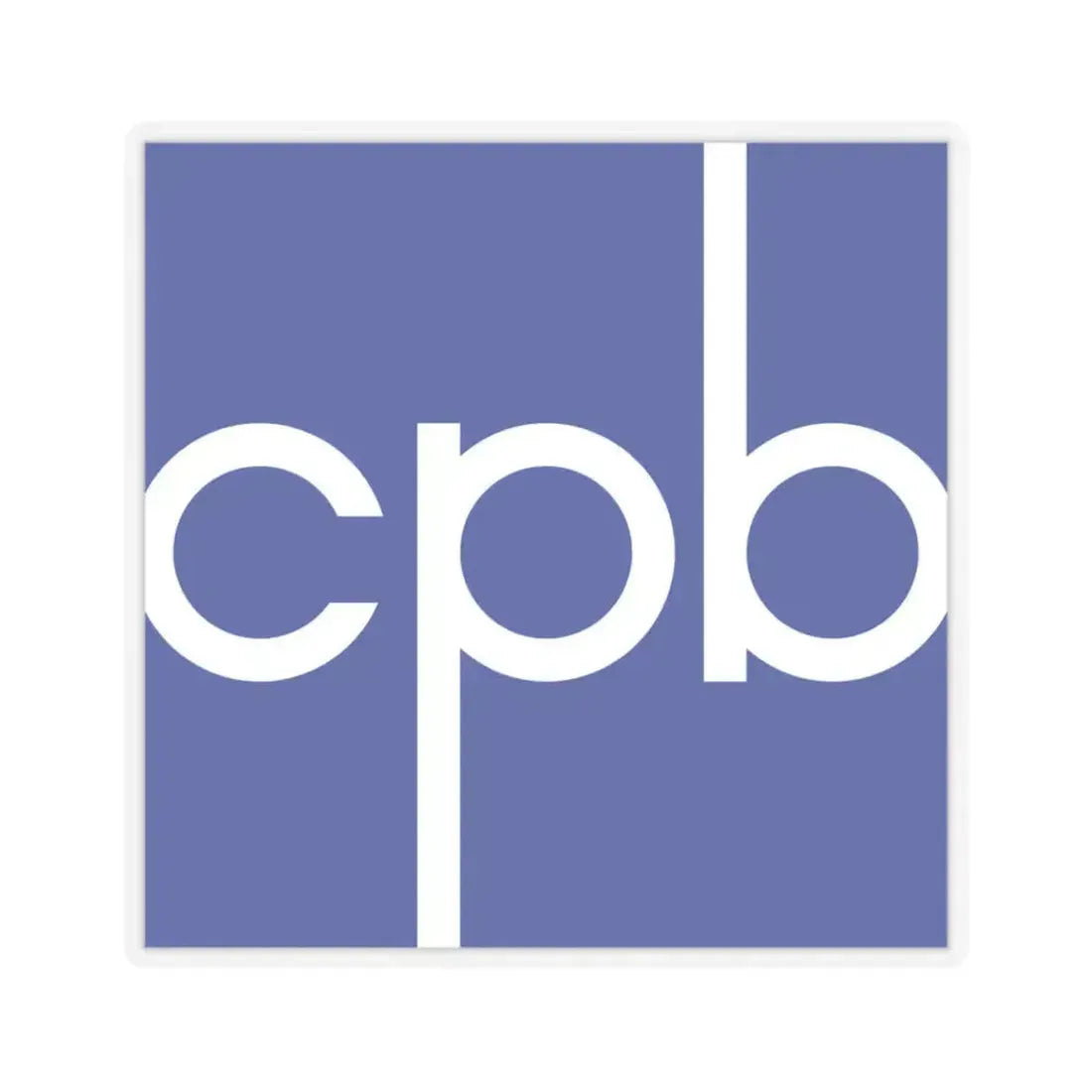 Corporation for Public Broadcasting - STICKER Vinyl Kiss-Cut Decal 3 Inch Transparent - The Sticker Space