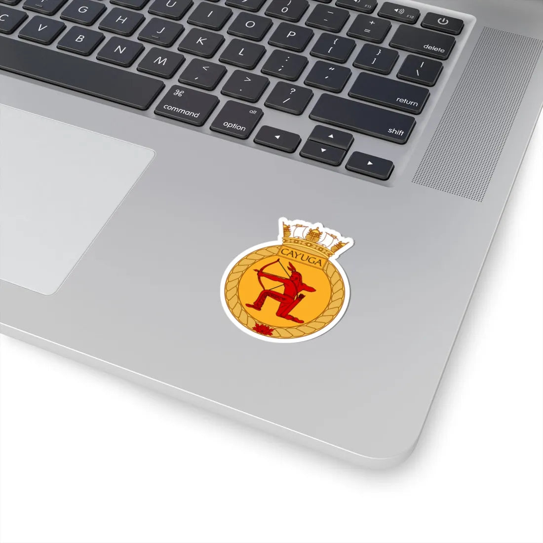 Corps Crest of RCSCC CAYUGA (Canada) (Coat of Arms) STICKER Vinyl Kiss-Cut Decal - The Sticker Space