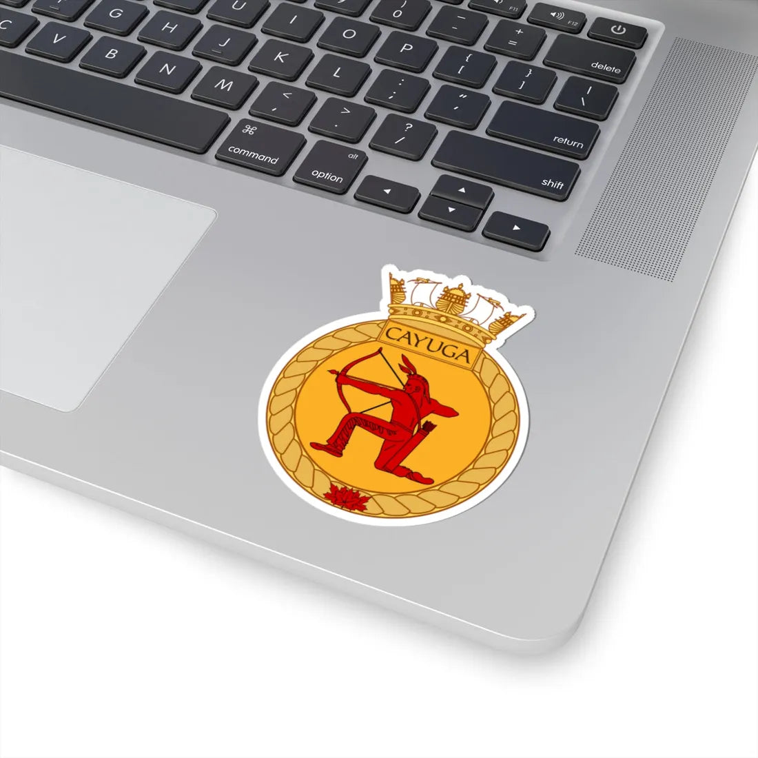 Corps Crest of RCSCC CAYUGA (Canada) (Coat of Arms) STICKER Vinyl Kiss-Cut Decal - The Sticker Space