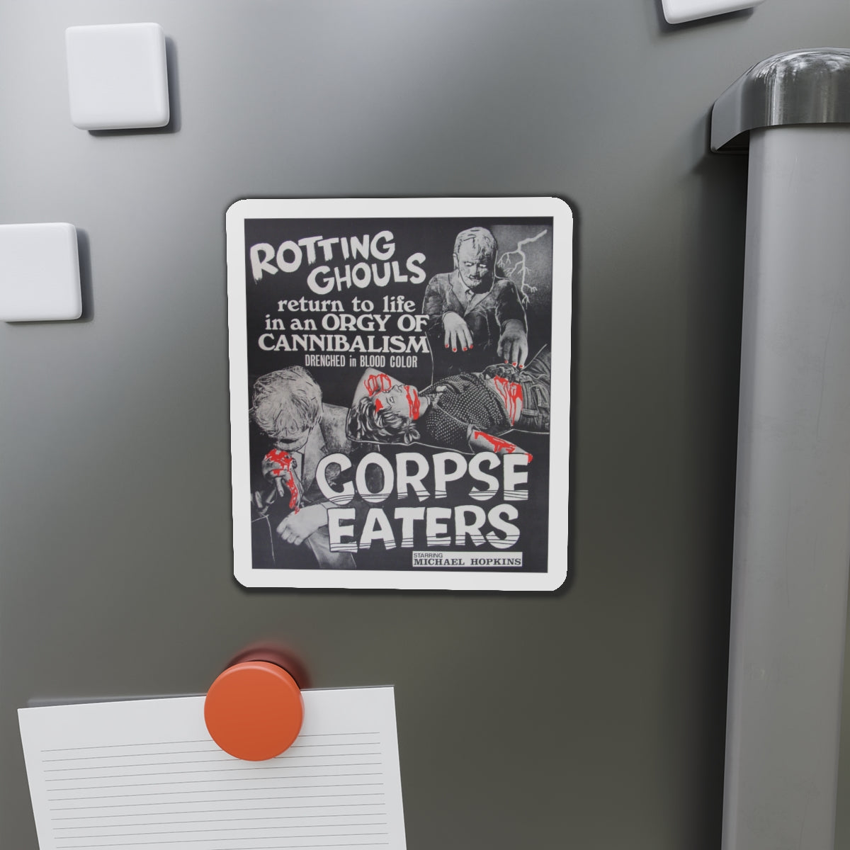 CORPSE EATERS 1974 Movie Poster - Die-Cut Magnet-The Sticker Space