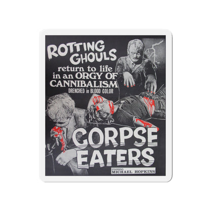 CORPSE EATERS 1974 Movie Poster - Die-Cut Magnet-4" x 4"-The Sticker Space