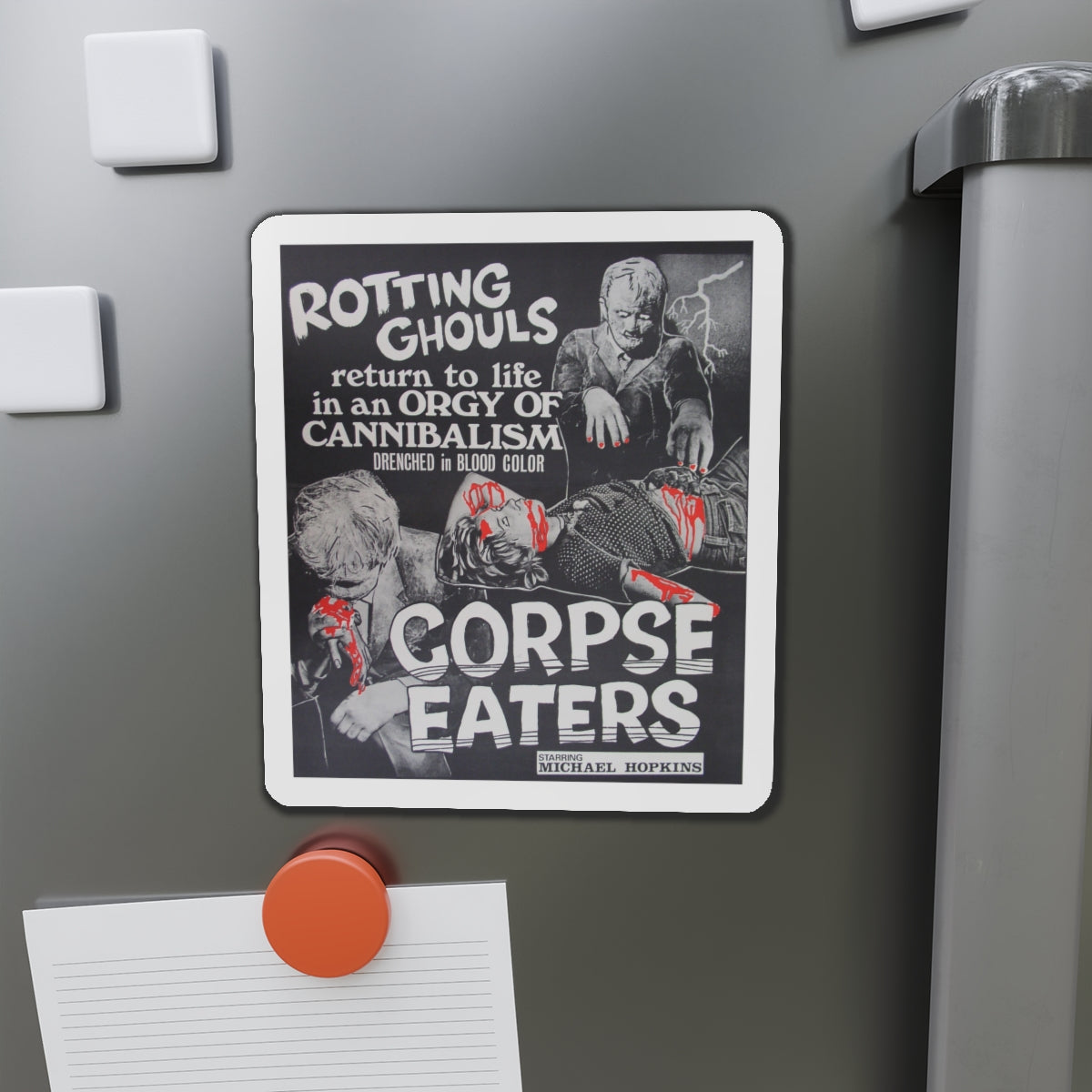 CORPSE EATERS 1974 Movie Poster - Die-Cut Magnet-The Sticker Space