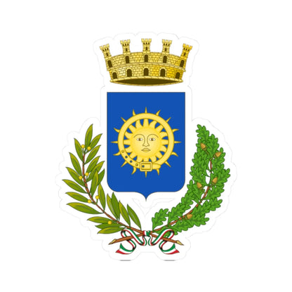 Correggio Italia-Stemma (Italy) (Coat of Arms) STICKER Vinyl Kiss-Cut Decal 2 Inch White - The Sticker Space