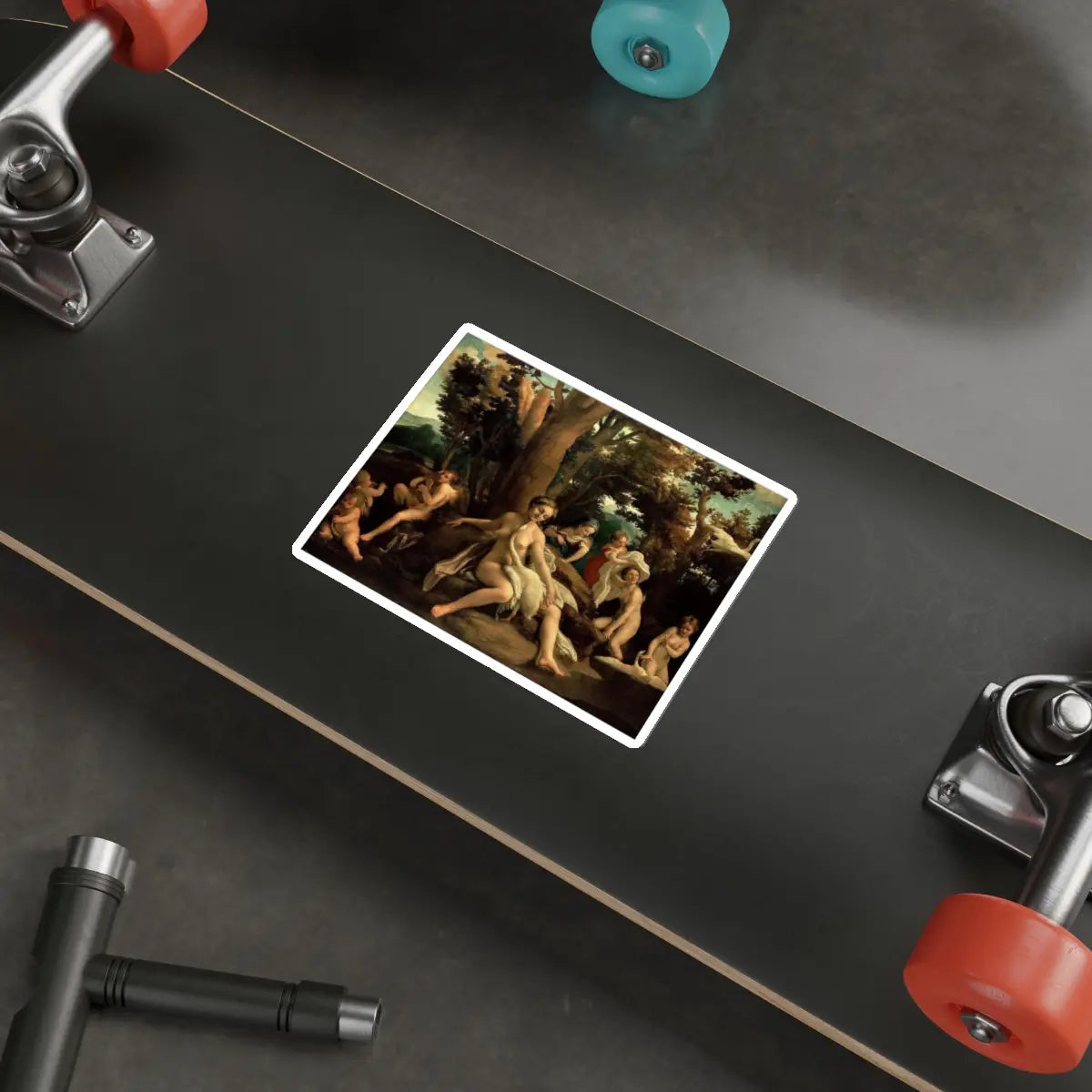 SKU:22192630751304880973 Sticker types:White Shape:Die-Cut Sizes:5" × 5"