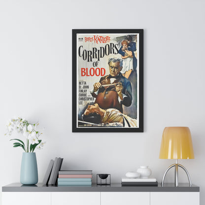 CORRIDORS OF BLOOD 1958 - Framed Movie Poster-The Sticker Space