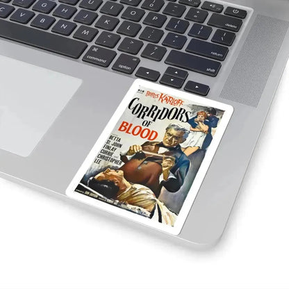 CORRIDORS OF BLOOD 1958 Movie Poster - STICKER Vinyl Kiss-Cut Decal - The Sticker Space