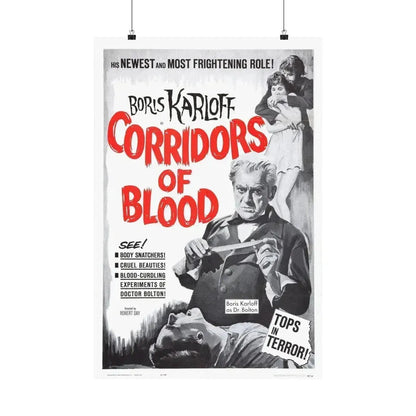 CORRIDORS OF BLOOD (2) 1958 - Paper Movie Poster 20″ x 30″ Matte - The Sticker Space