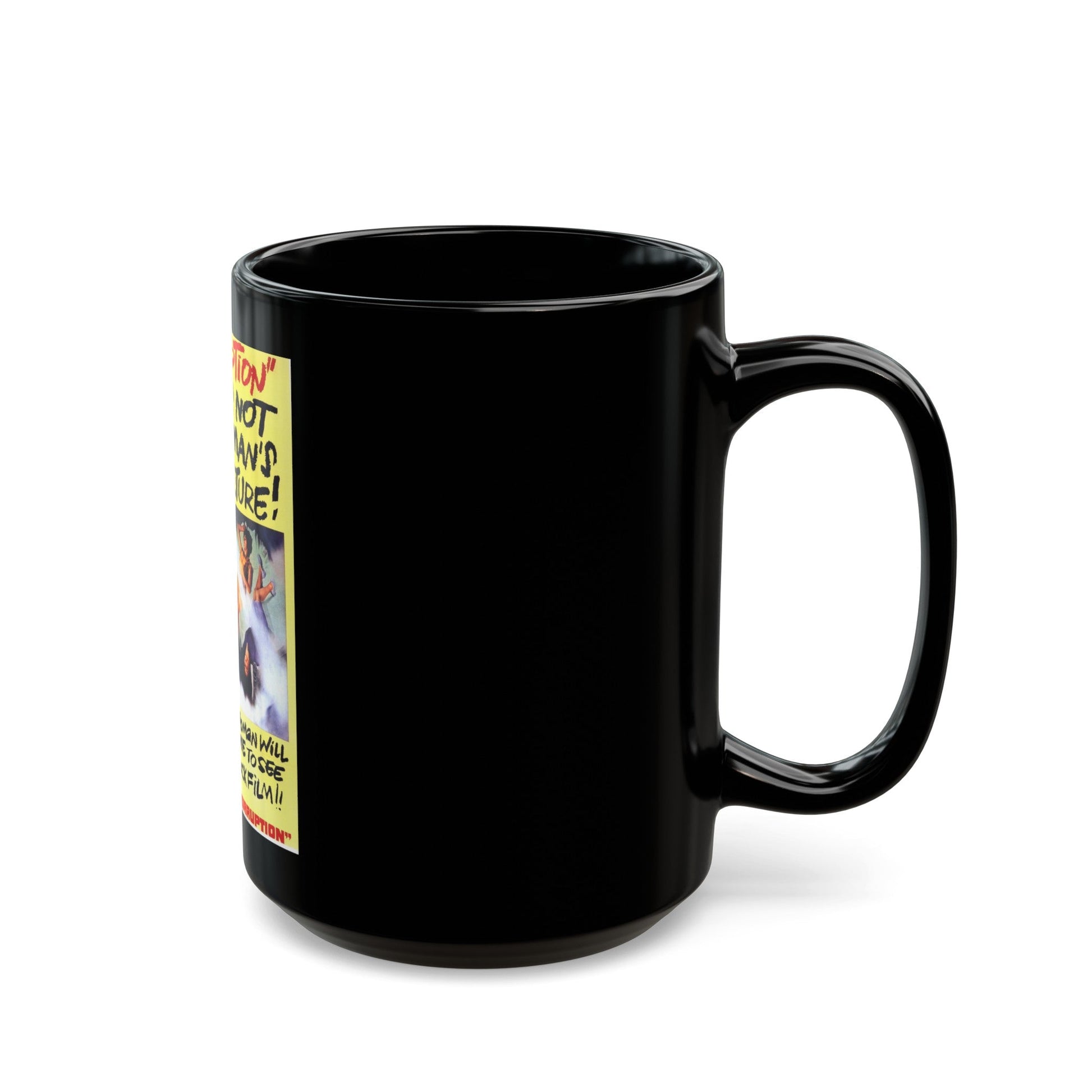 CORRUPTION 1968 Movie Poster - Black Coffee Mug-The Sticker Space