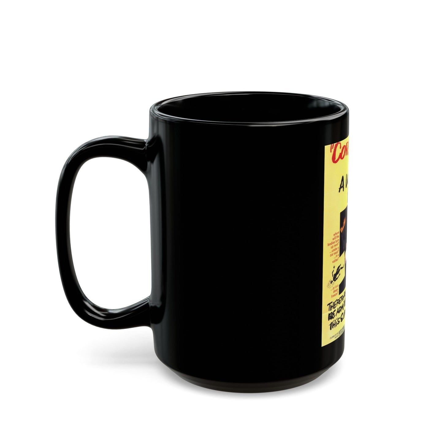 CORRUPTION 1968 Movie Poster - Black Coffee Mug-The Sticker Space