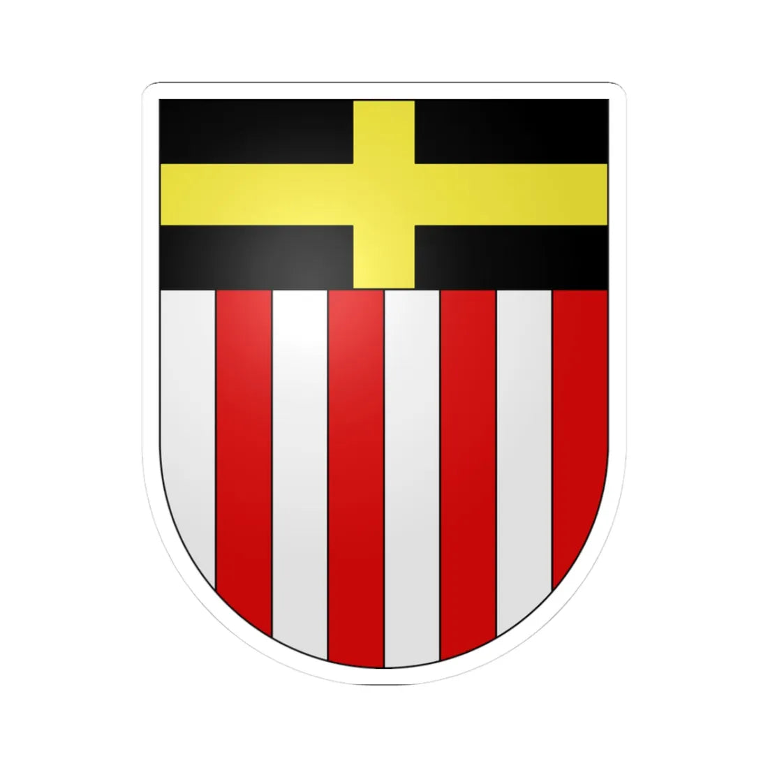 Corsier-coat of arms (Switzerland) (Coat of Arms) STICKER Vinyl Kiss-Cut Decal - The Sticker Space