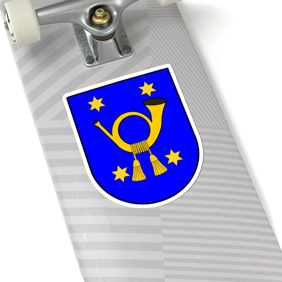 Cortaccia sulla Strada del Vino-Stemma (Italy) (Coat of Arms) STICKER Vinyl Kiss-Cut Decal - The Sticker Space