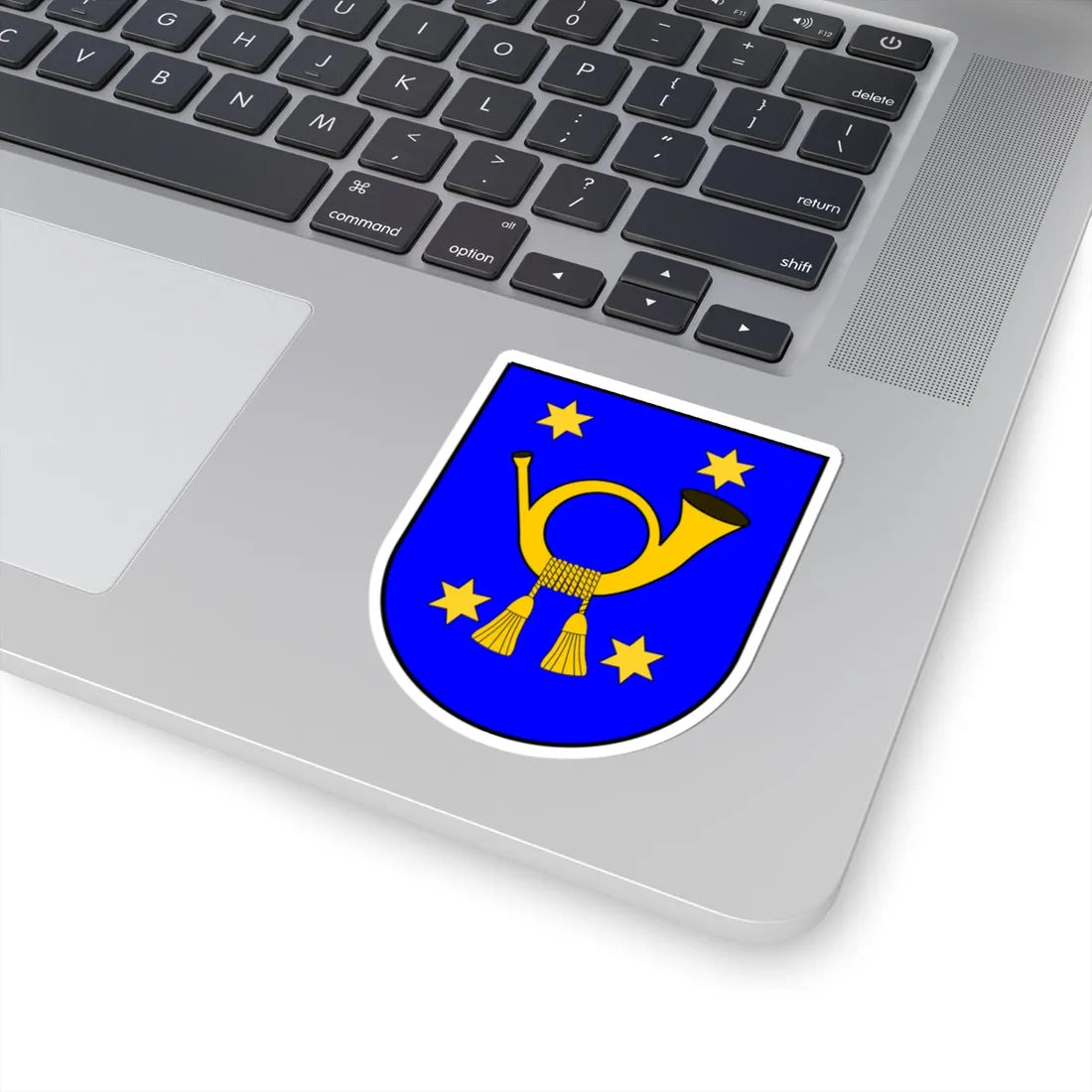 Cortaccia sulla Strada del Vino-Stemma (Italy) (Coat of Arms) STICKER Vinyl Kiss-Cut Decal - The Sticker Space