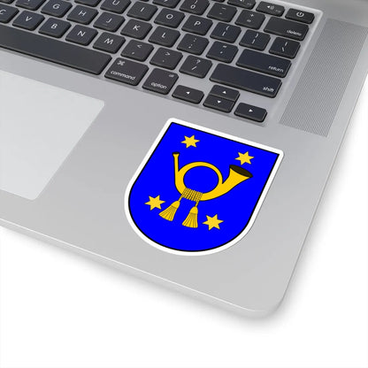 Cortaccia sulla Strada del Vino-Stemma (Italy) (Coat of Arms) STICKER Vinyl Kiss-Cut Decal - The Sticker Space