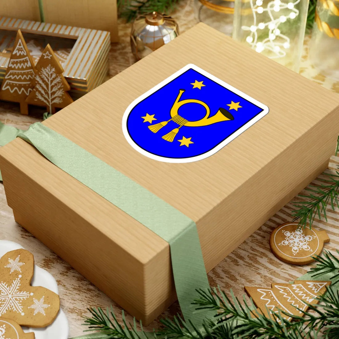 Cortaccia sulla Strada del Vino-Stemma (Italy) (Coat of Arms) STICKER Vinyl Kiss-Cut Decal - The Sticker Space