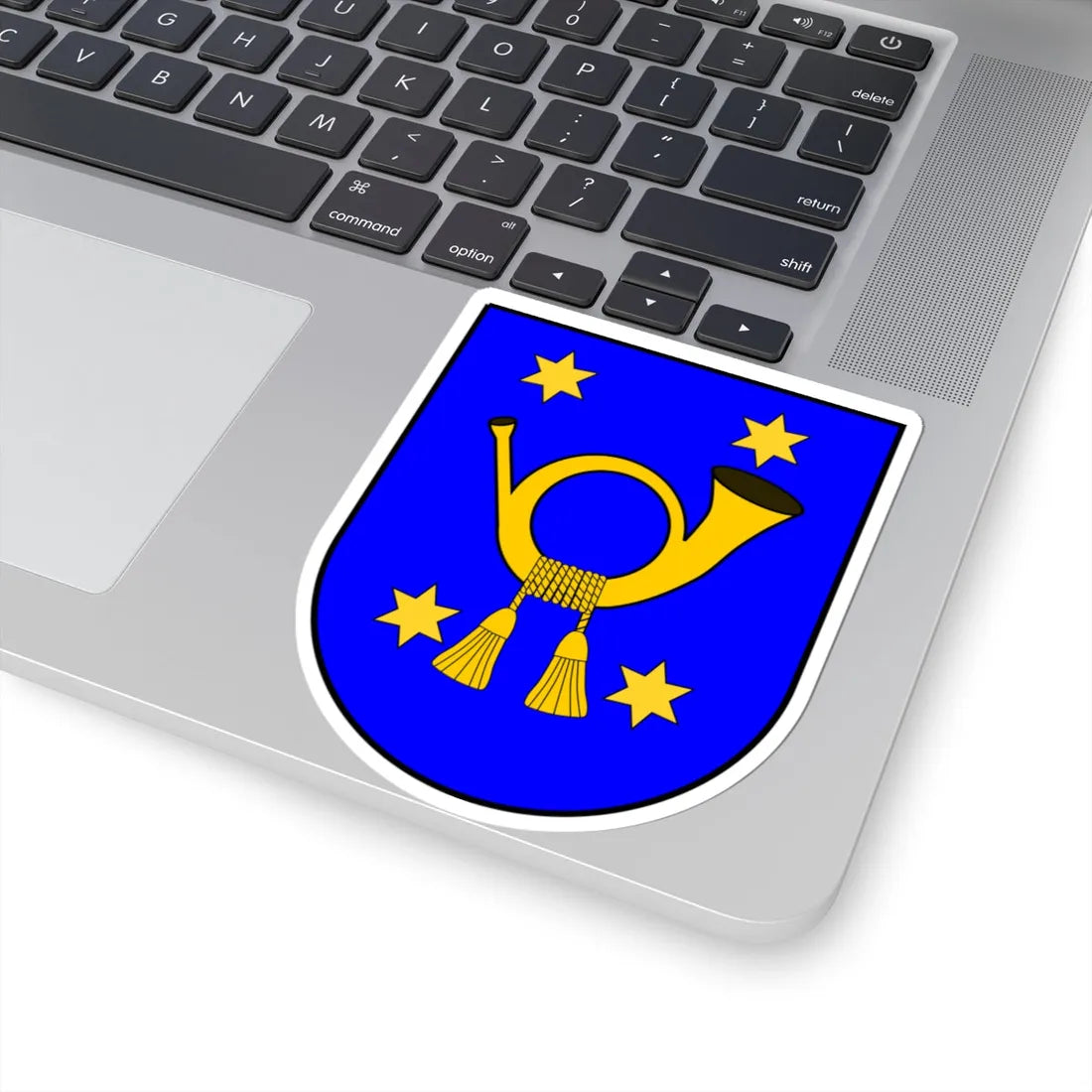 Cortaccia sulla Strada del Vino-Stemma (Italy) (Coat of Arms) STICKER Vinyl Kiss-Cut Decal - The Sticker Space