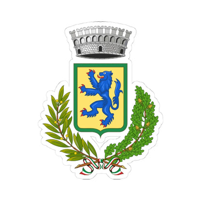 Cortandone-Stemma (Italy) (Coat of Arms) STICKER Vinyl Kiss-Cut Decal 4 Inch White - The Sticker Space