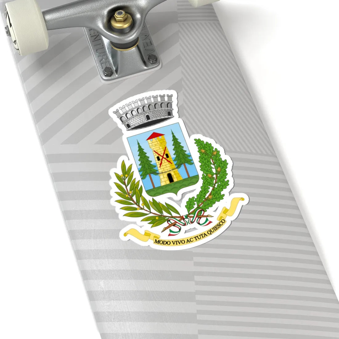 Cortina dAmpezzo-Stemma (Italy) (Coat of Arms) STICKER Vinyl Kiss-Cut Decal - The Sticker Space