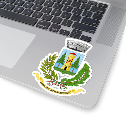 Cortina dAmpezzo-Stemma (Italy) (Coat of Arms) STICKER Vinyl Kiss-Cut Decal - The Sticker Space