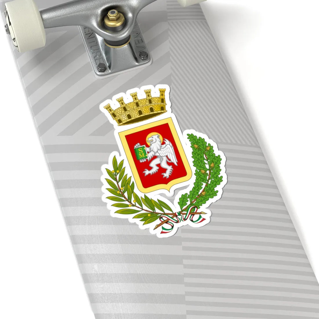 Cortona-Stemma (Italy) (Coat of Arms) STICKER Vinyl Kiss-Cut Decal - The Sticker Space