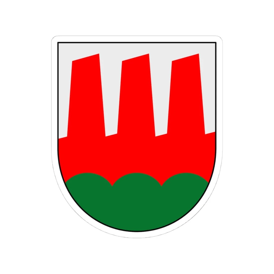 Corvara in Badia-Stemma (Italy) (Coat of Arms) STICKER Vinyl Kiss-Cut Decal - The Sticker Space