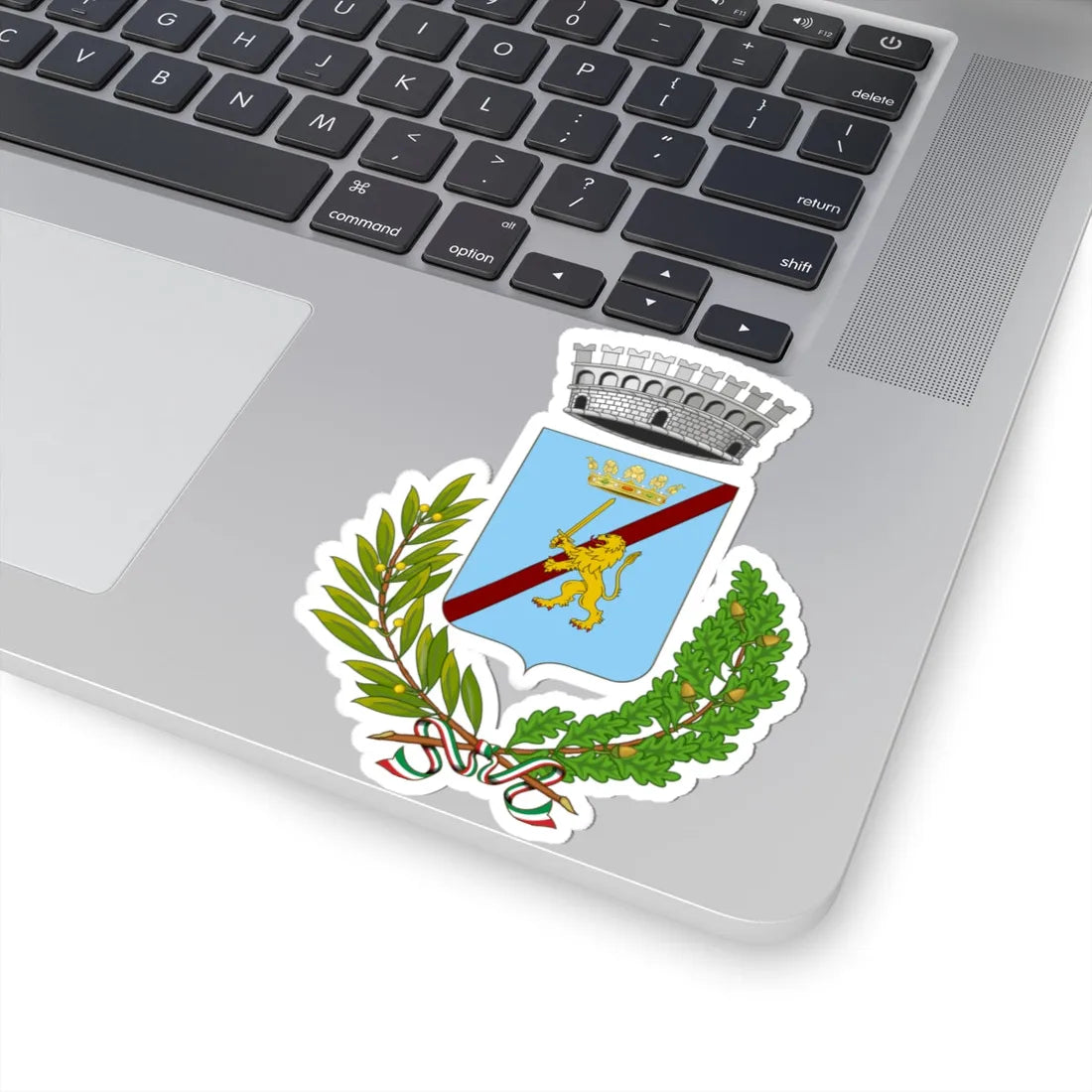 Cosio di Arroscia-Stemma (Italy) (Coat of Arms) STICKER Vinyl Kiss-Cut Decal - The Sticker Space