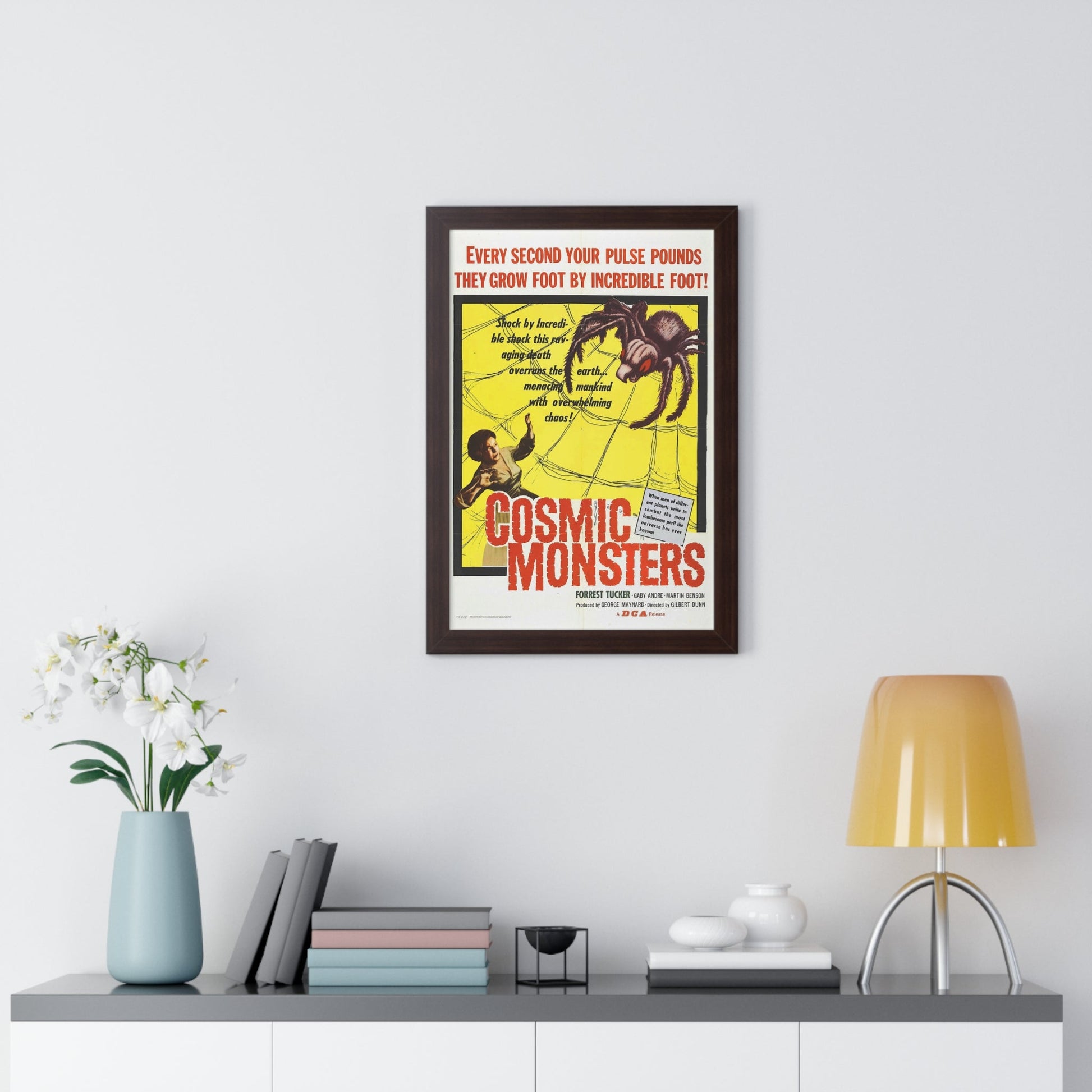 COSMIC MONSTERS 1958 - Framed Movie Poster-The Sticker Space