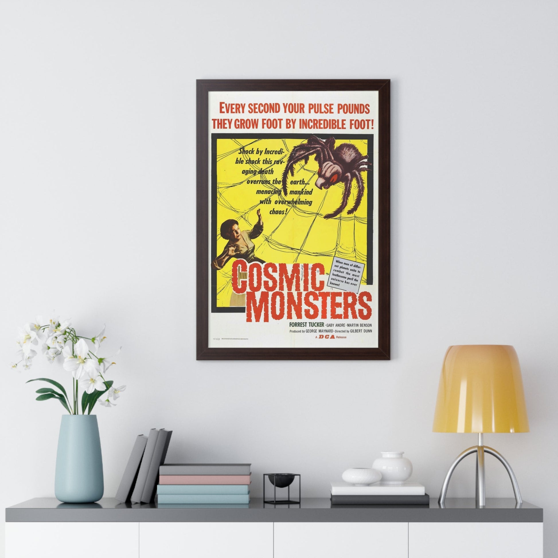 COSMIC MONSTERS 1958 - Framed Movie Poster-The Sticker Space