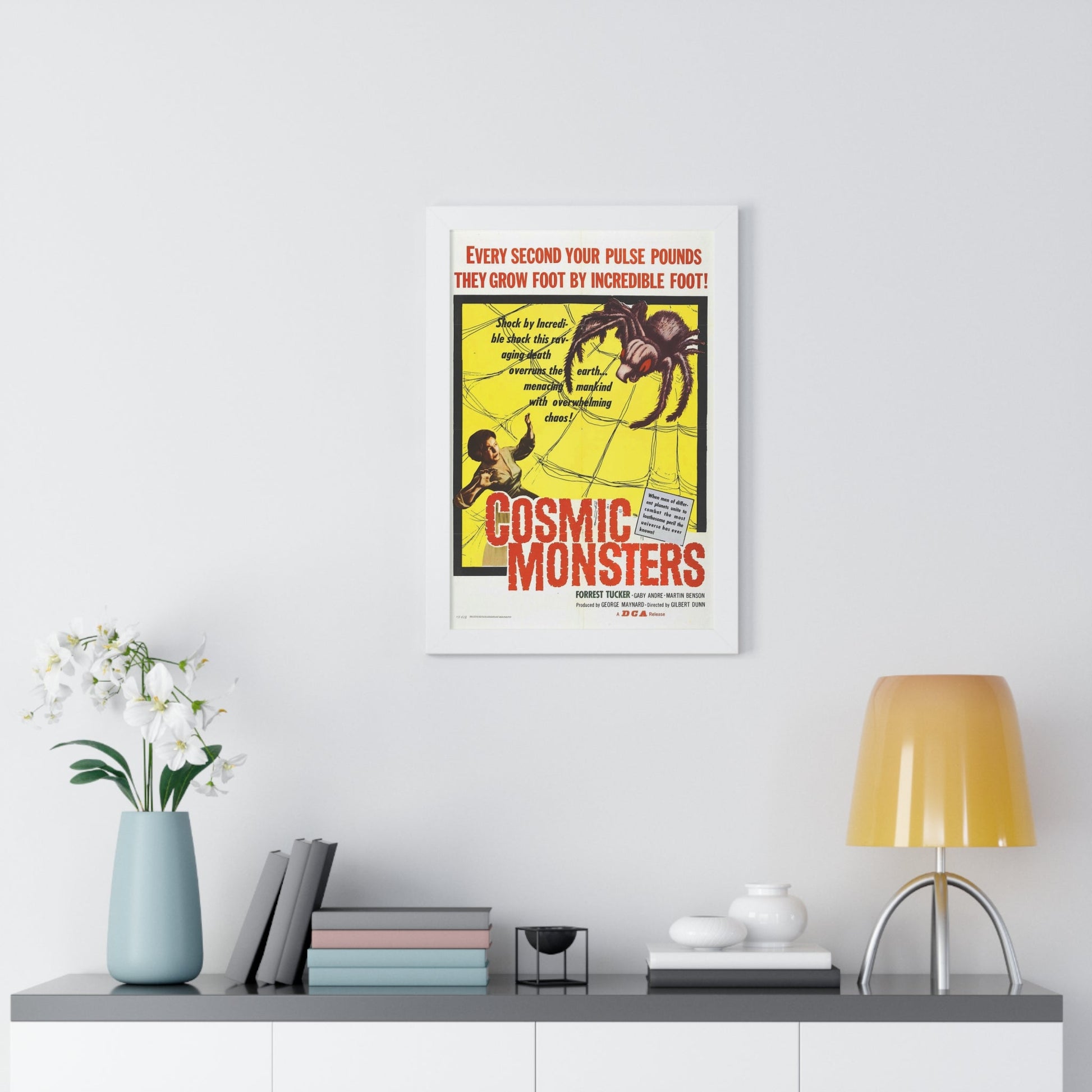 COSMIC MONSTERS 1958 - Framed Movie Poster-The Sticker Space