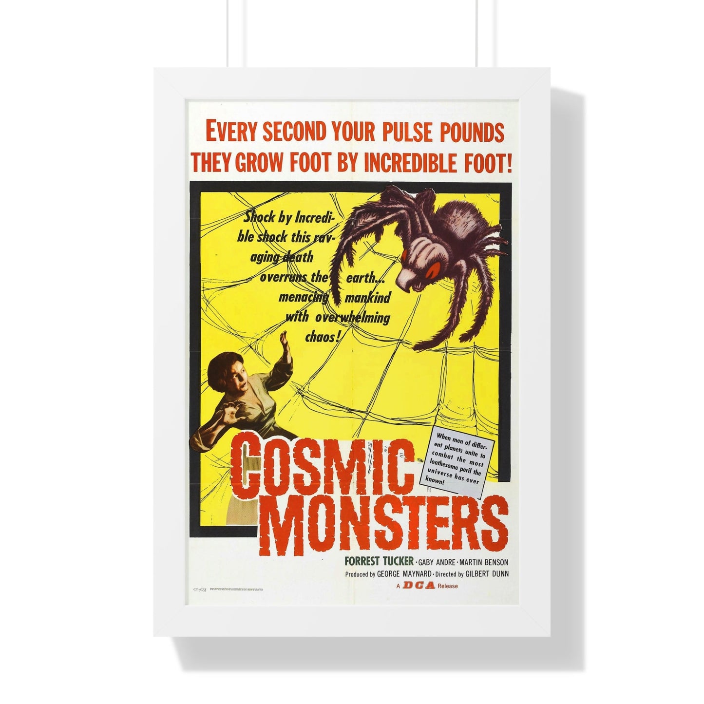 COSMIC MONSTERS 1958 - Framed Movie Poster-16″ x 24″-The Sticker Space