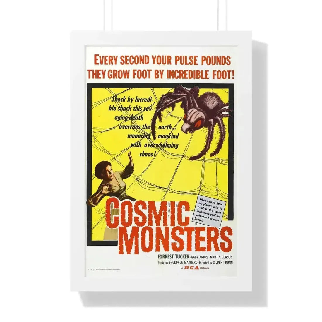 COSMIC MONSTERS 1958 - Framed Movie Poster - The Sticker Space
