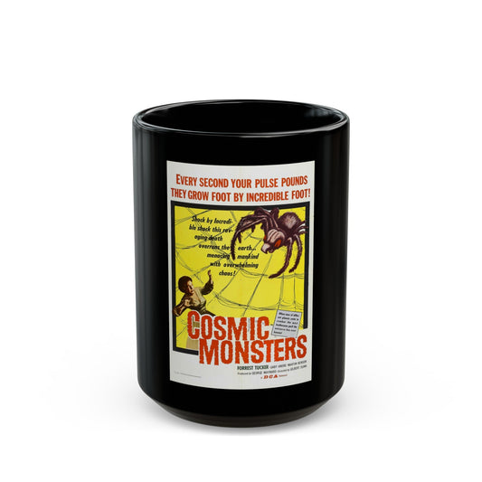 COSMIC MONSTERS 1958 Movie Poster - Black Coffee Mug-15oz-The Sticker Space