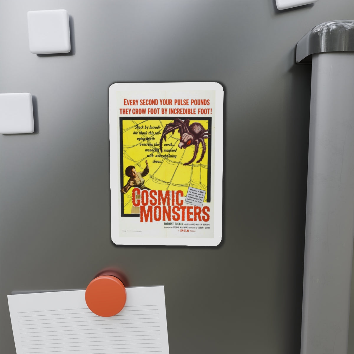 COSMIC MONSTERS 1958 Movie Poster - Die-Cut Magnet-The Sticker Space