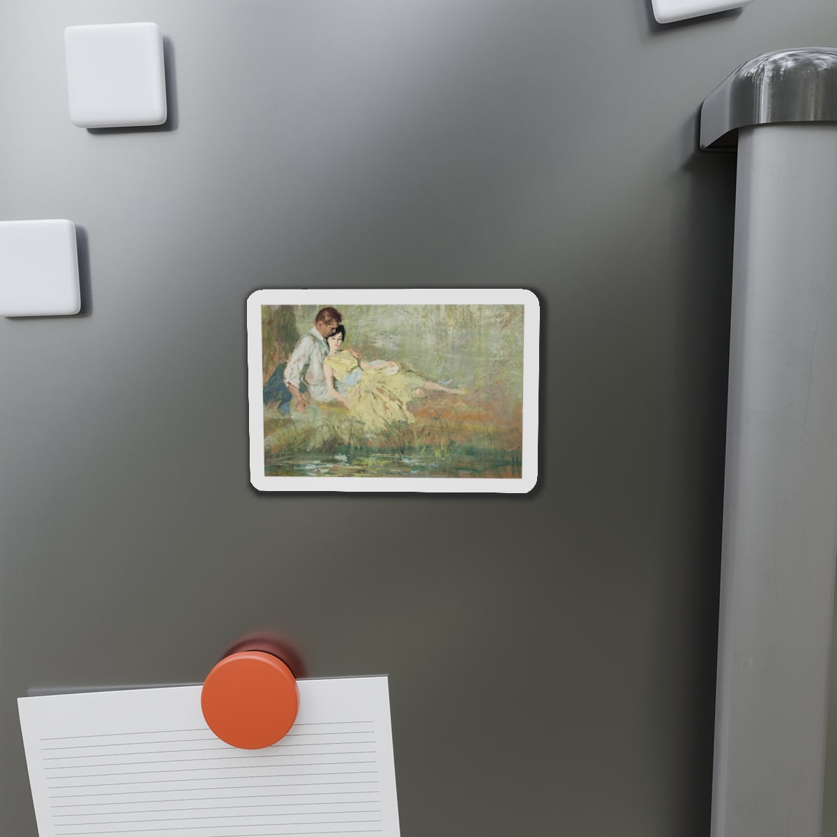 Cosmopolitan magazine illustration (Magazine Illustration) Refrigerator Magnet-The Sticker Space