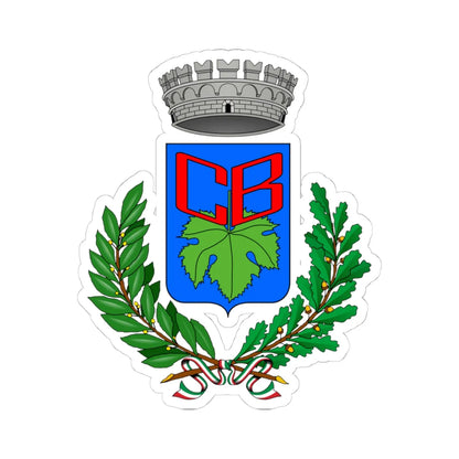 Cossano Belbo-Stemma (Italy) (Coat of Arms) STICKER Vinyl Kiss-Cut Decal - The Sticker Space