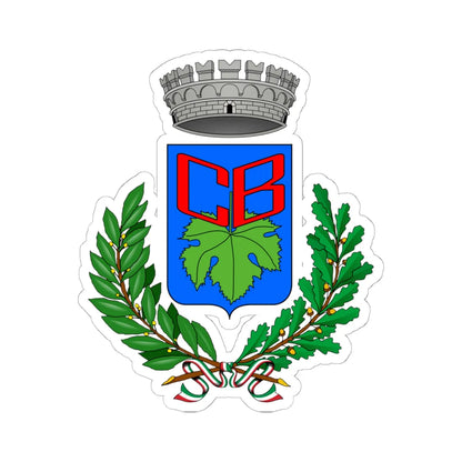 Cossano Belbo-Stemma (Italy) (Coat of Arms) STICKER Vinyl Kiss-Cut Decal - The Sticker Space