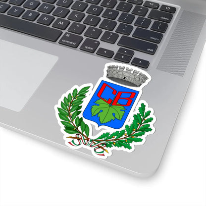 Cossano Belbo-Stemma (Italy) (Coat of Arms) STICKER Vinyl Kiss-Cut Decal - The Sticker Space