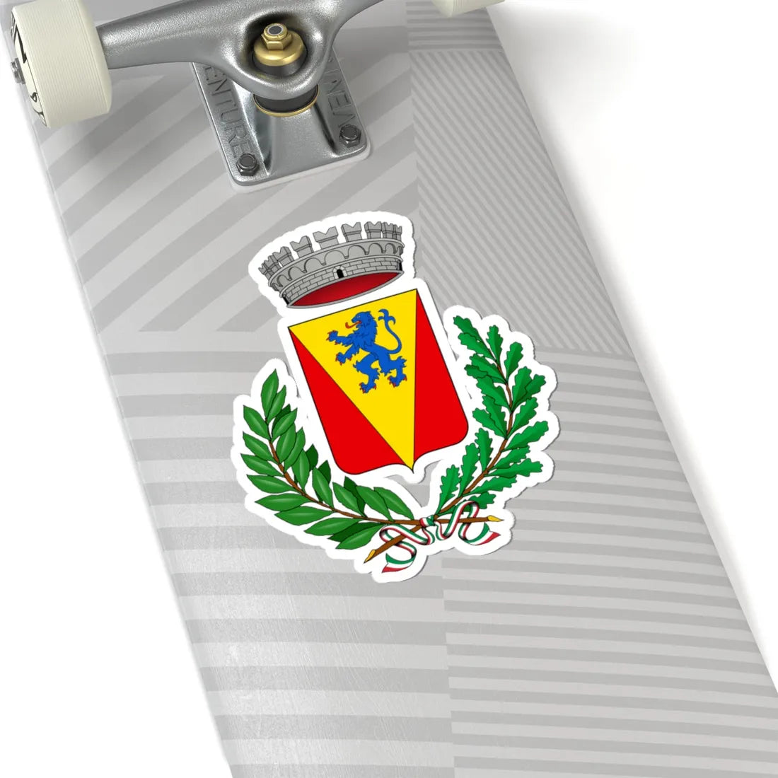 Cossombrato-Stemma (Italy) (Coat of Arms) STICKER Vinyl Kiss-Cut Decal - The Sticker Space