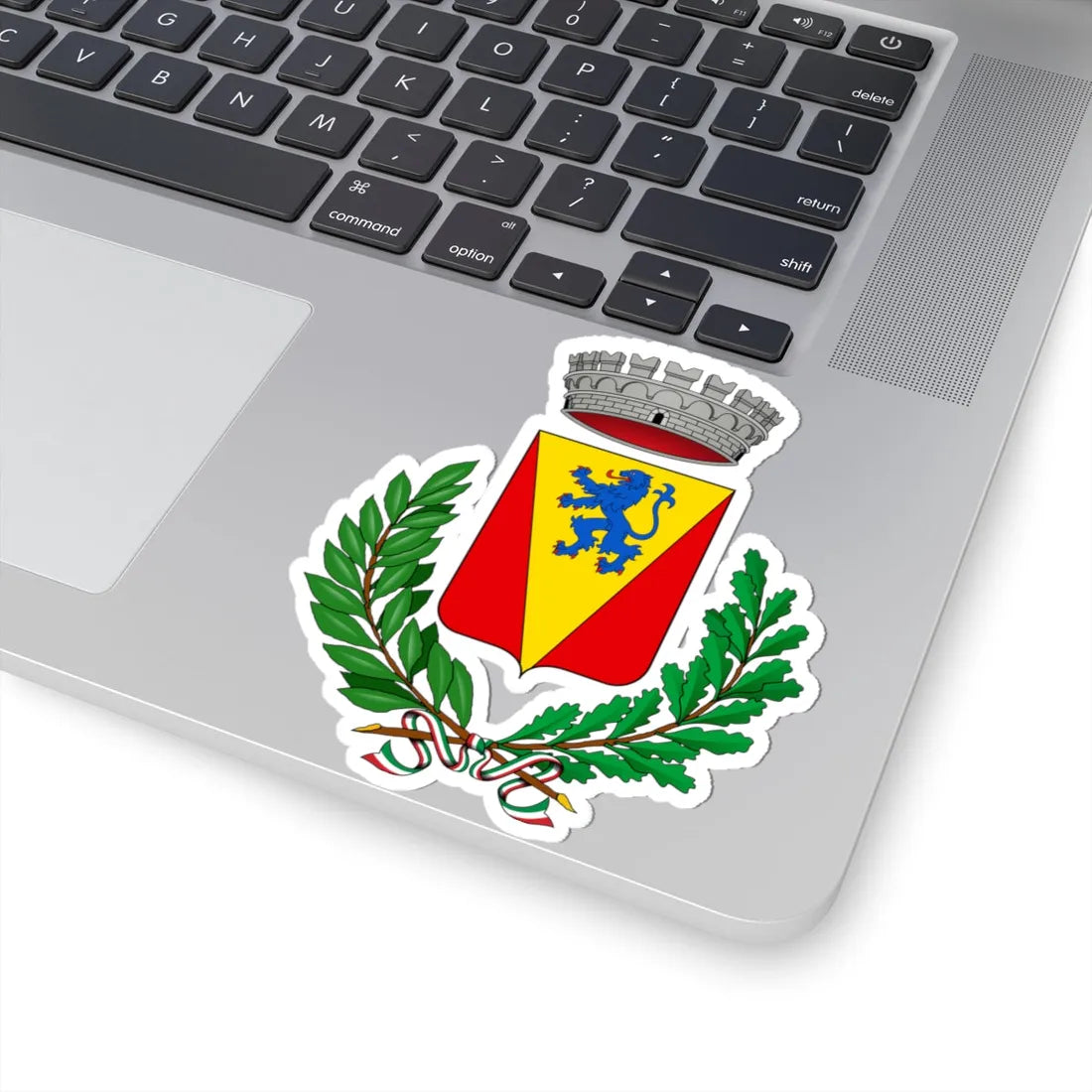 Cossombrato-Stemma (Italy) (Coat of Arms) STICKER Vinyl Kiss-Cut Decal - The Sticker Space