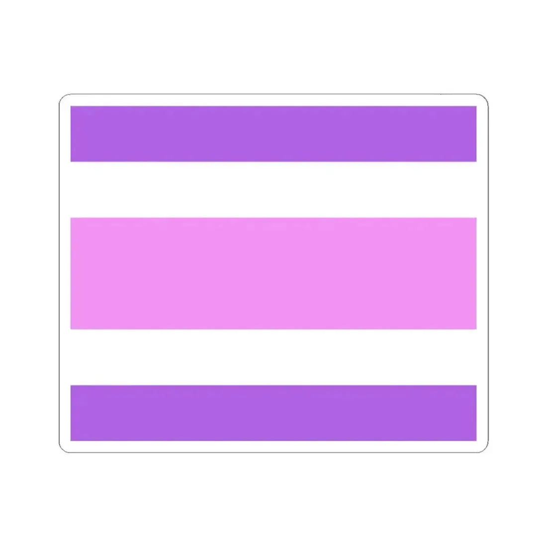 Costa Rica Bisexual Flag (Costa Rica) STICKER Vinyl Kiss-Cut Decal 3 Inch White - The Sticker Space