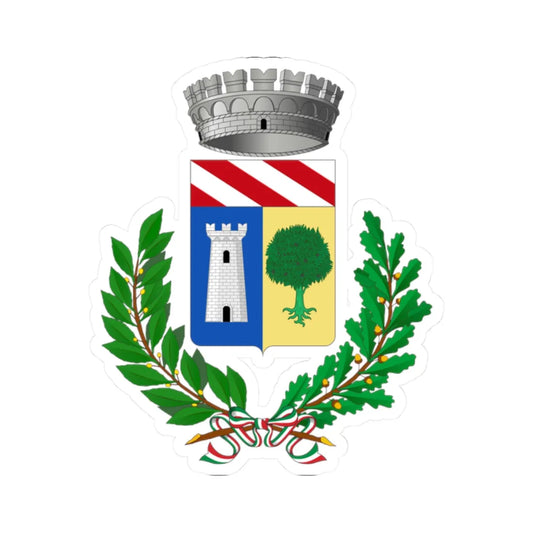 Costarainera-Stemma (Italy) (Coat of Arms) STICKER Vinyl Kiss-Cut Decal 2 Inch White - The Sticker Space