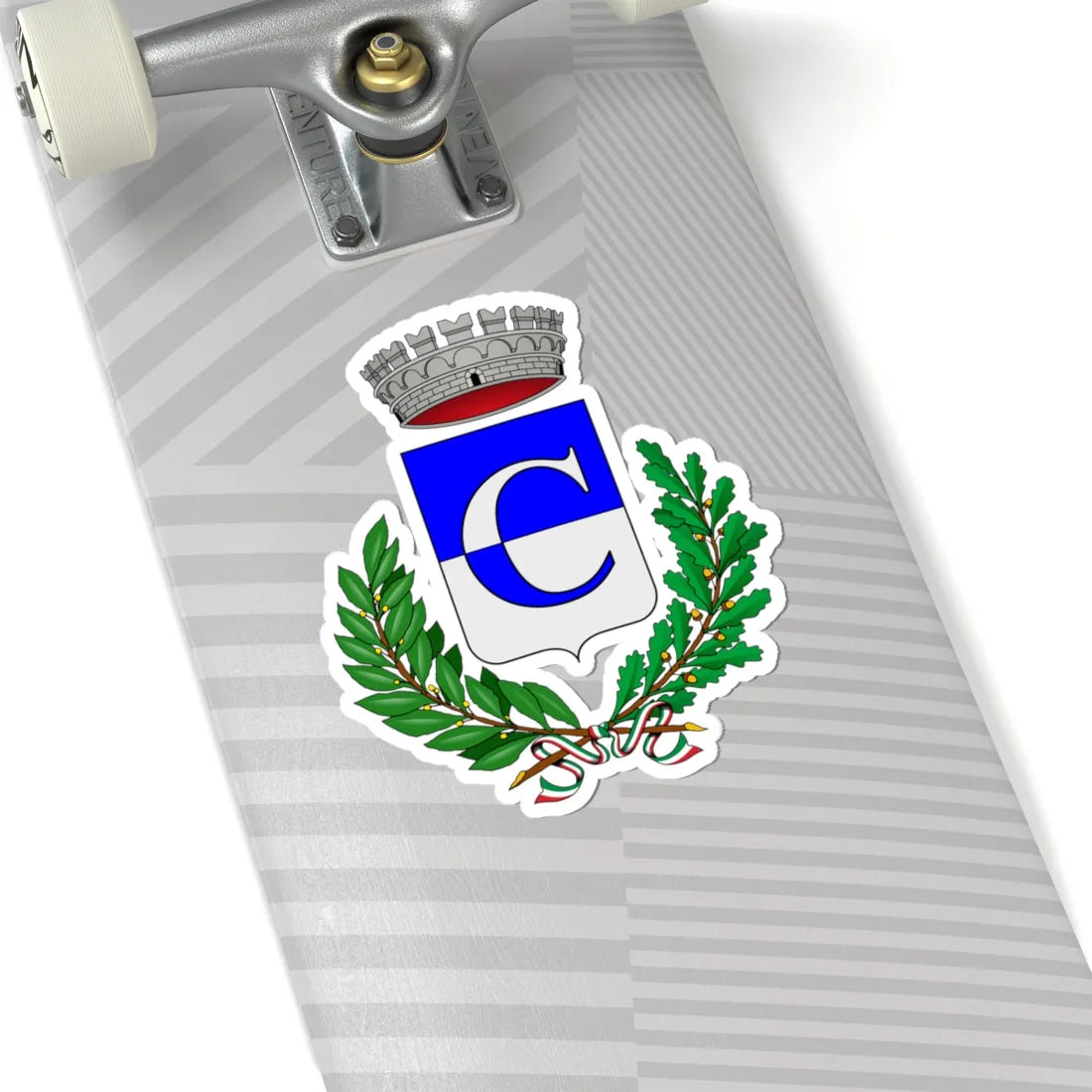 Costigliole Saluzzo-Stemma (Italy) (Coat of Arms) STICKER Vinyl Kiss-Cut Decal - The Sticker Space