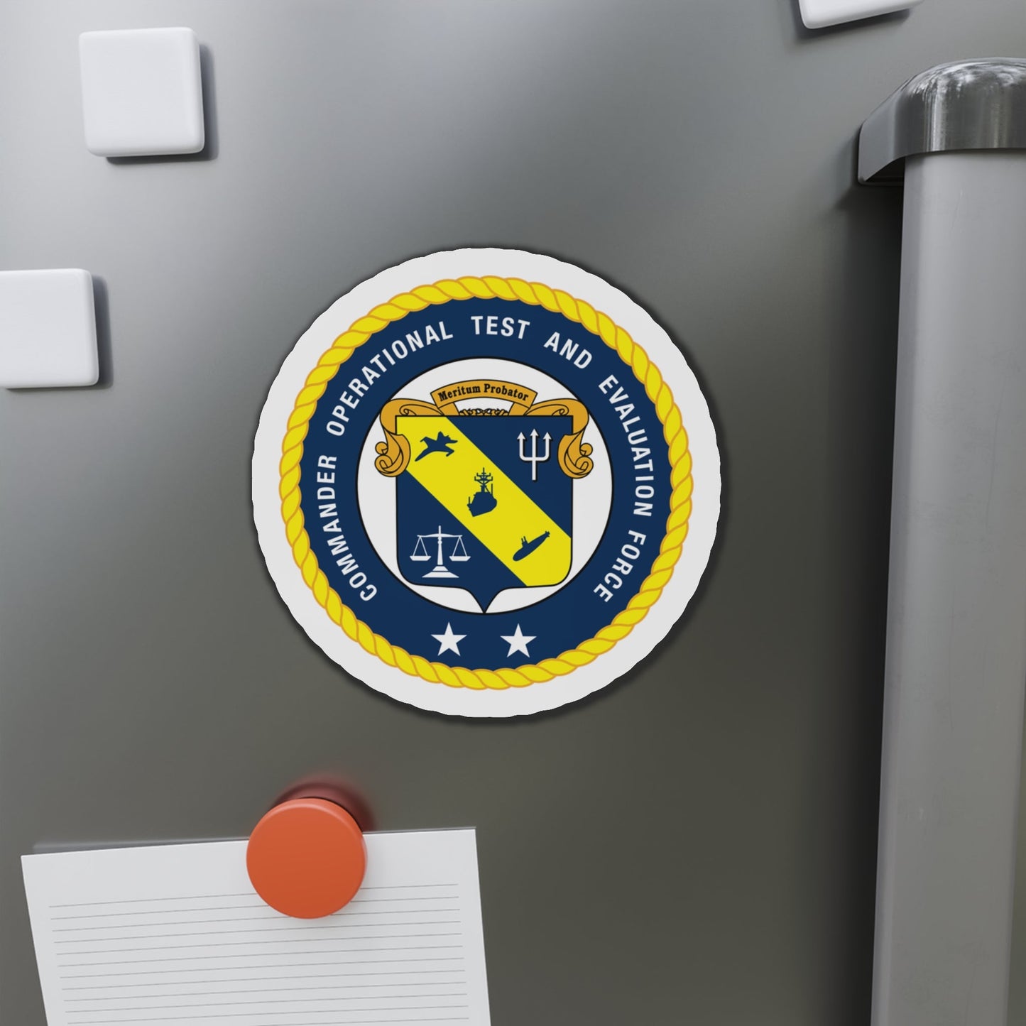 COTEF 2 Star Commander Operational Test and Evaluation Force (U.S. Navy) Die-Cut Magnet-The Sticker Space