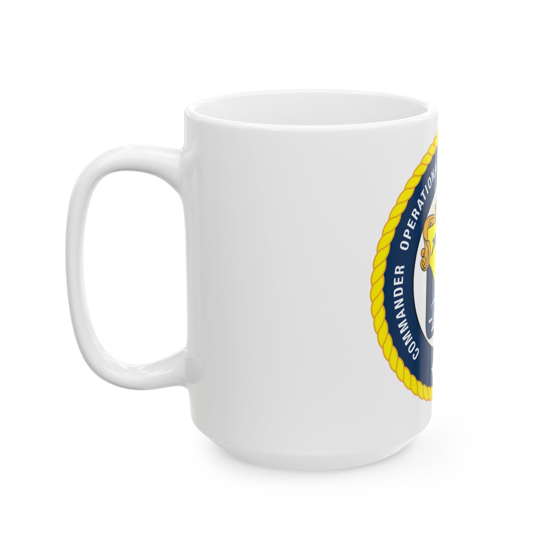 COTEF 2 Star Commander Operational Test and Evaluation Force (U.S. Navy) White Coffee Mug-The Sticker Space