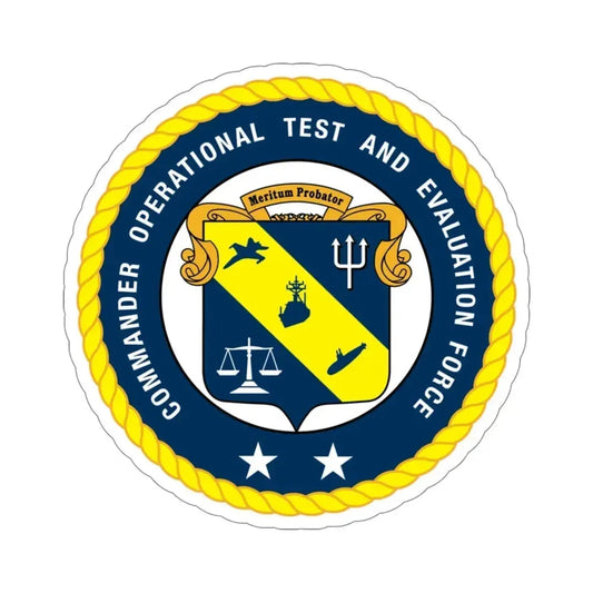 COTEF 2 Star Commander Operational Test and Evaluation Force (U.S. Navy) STICKER Vinyl Die-Cut Decal 6 Inch - The Sticker Space