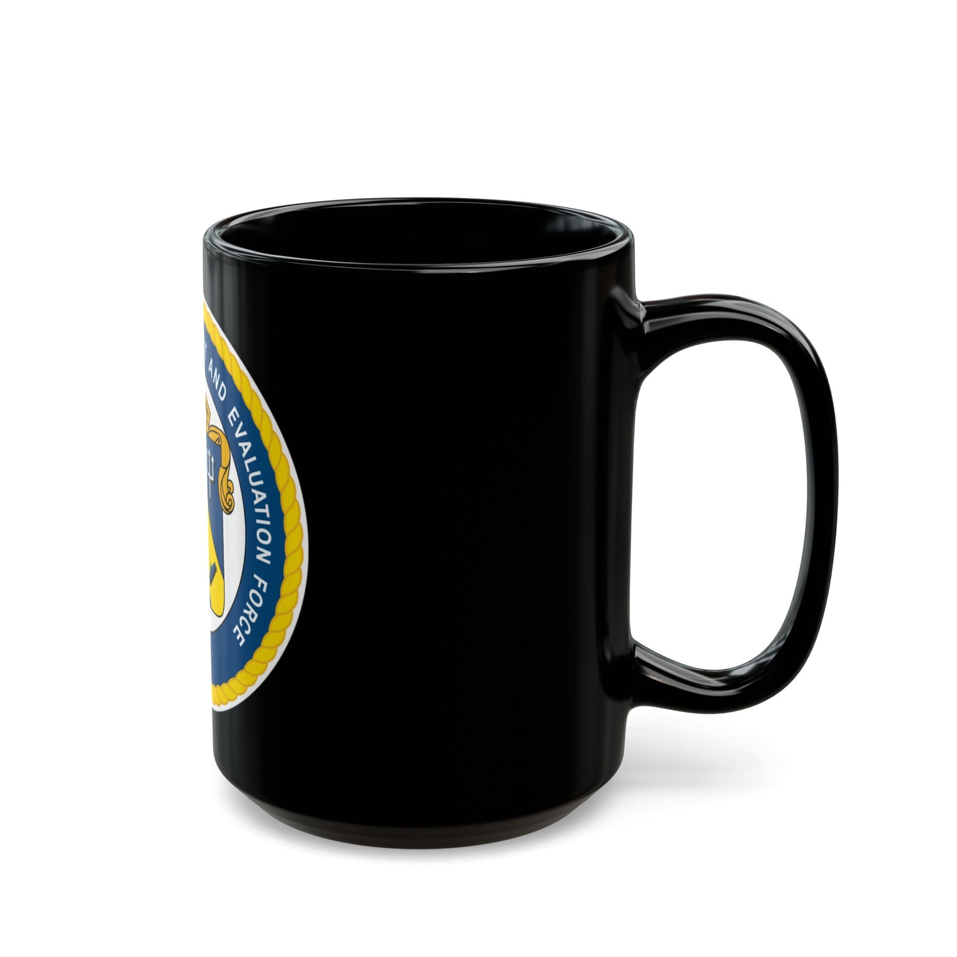 COTEF Commander Operational Test and Evaluation Force (U.S. Navy) Black Coffee Mug-The Sticker Space