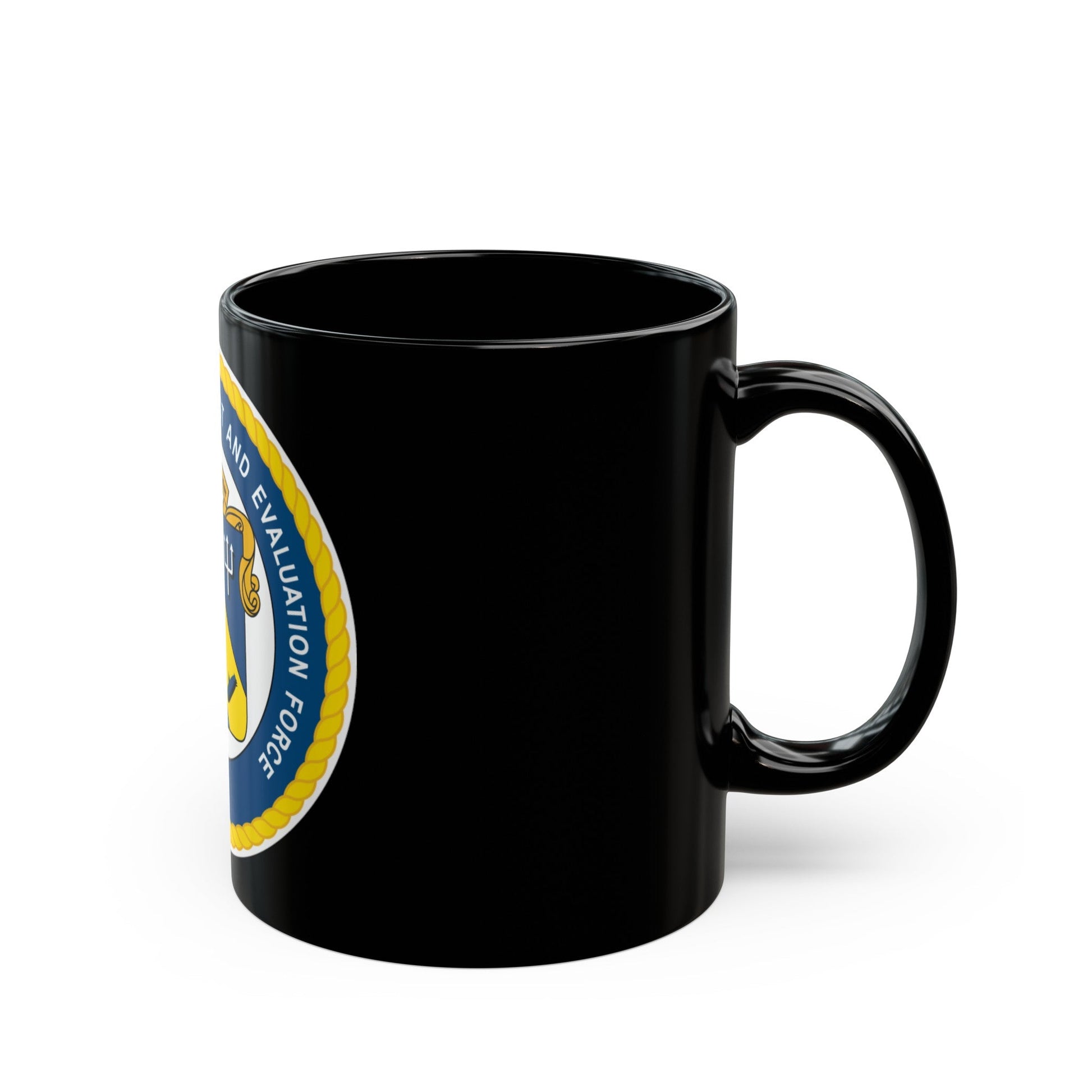 COTEF Commander Operational Test and Evaluation Force (U.S. Navy) Black Coffee Mug-The Sticker Space