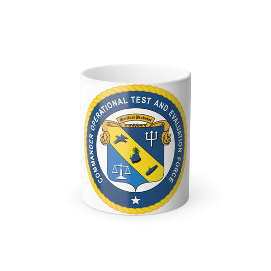 COTEF Commander Operational Test and Evaluation Force (U.S. Navy) Color Changing Mug 11oz-11oz-The Sticker Space