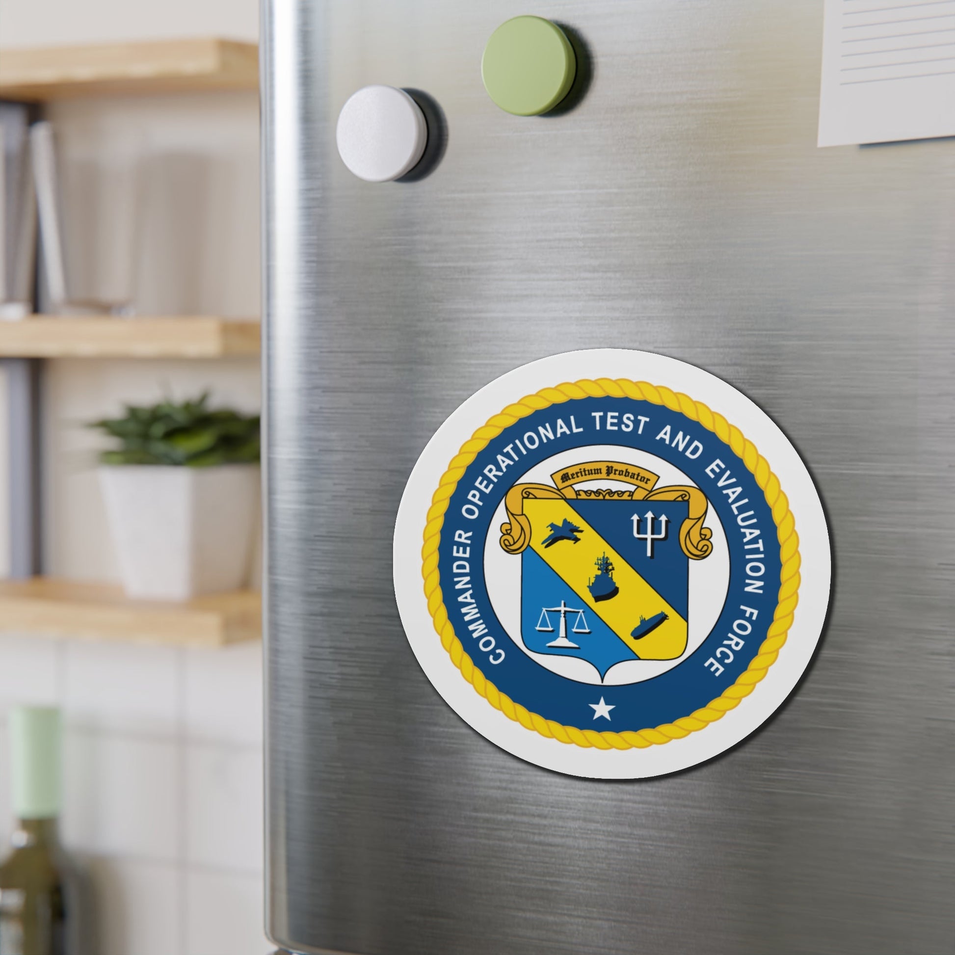 COTEF Commander Operational Test and Evaluation Force (U.S. Navy) Die-Cut Magnet-The Sticker Space