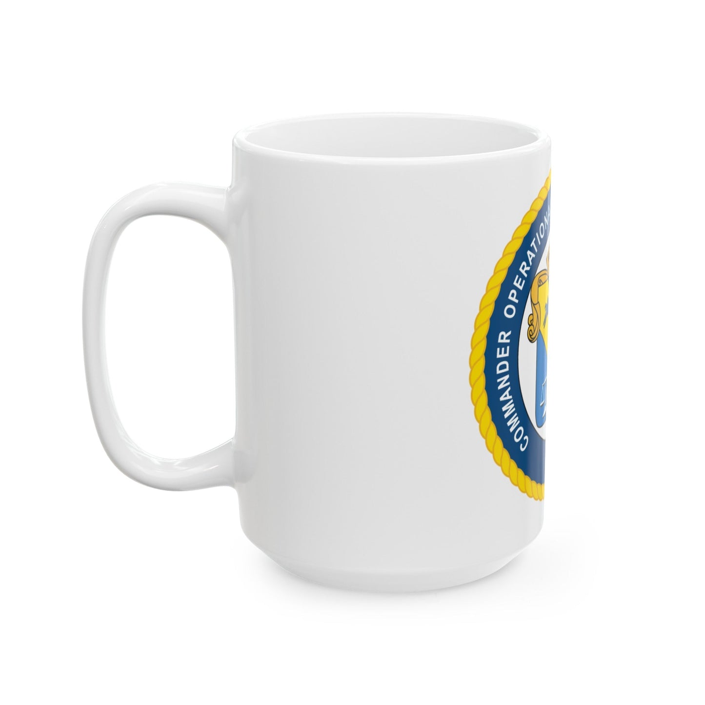 COTEF Commander Operational Test and Evaluation Force (U.S. Navy) White Coffee Mug-The Sticker Space