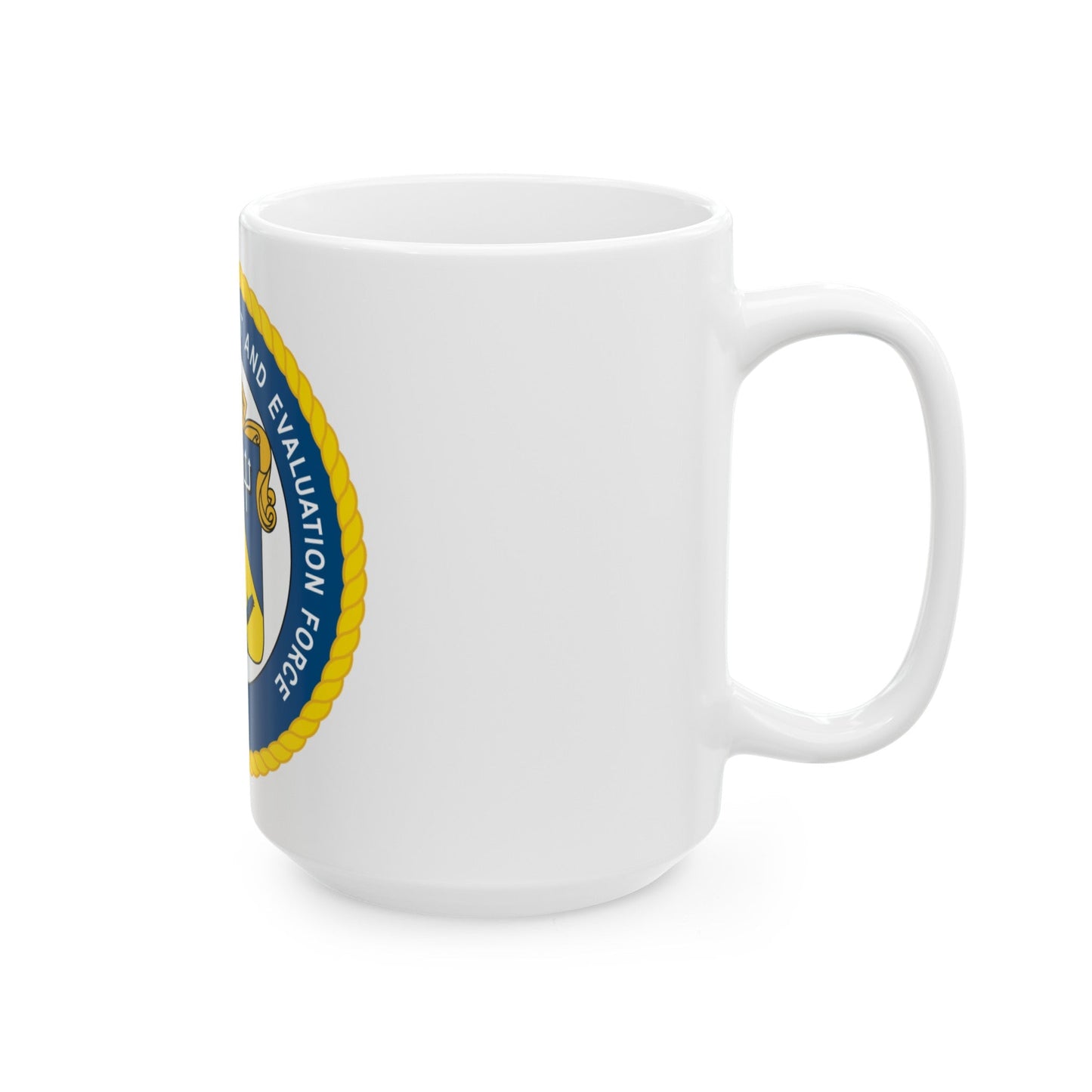 COTEF Commander Operational Test and Evaluation Force (U.S. Navy) White Coffee Mug-The Sticker Space